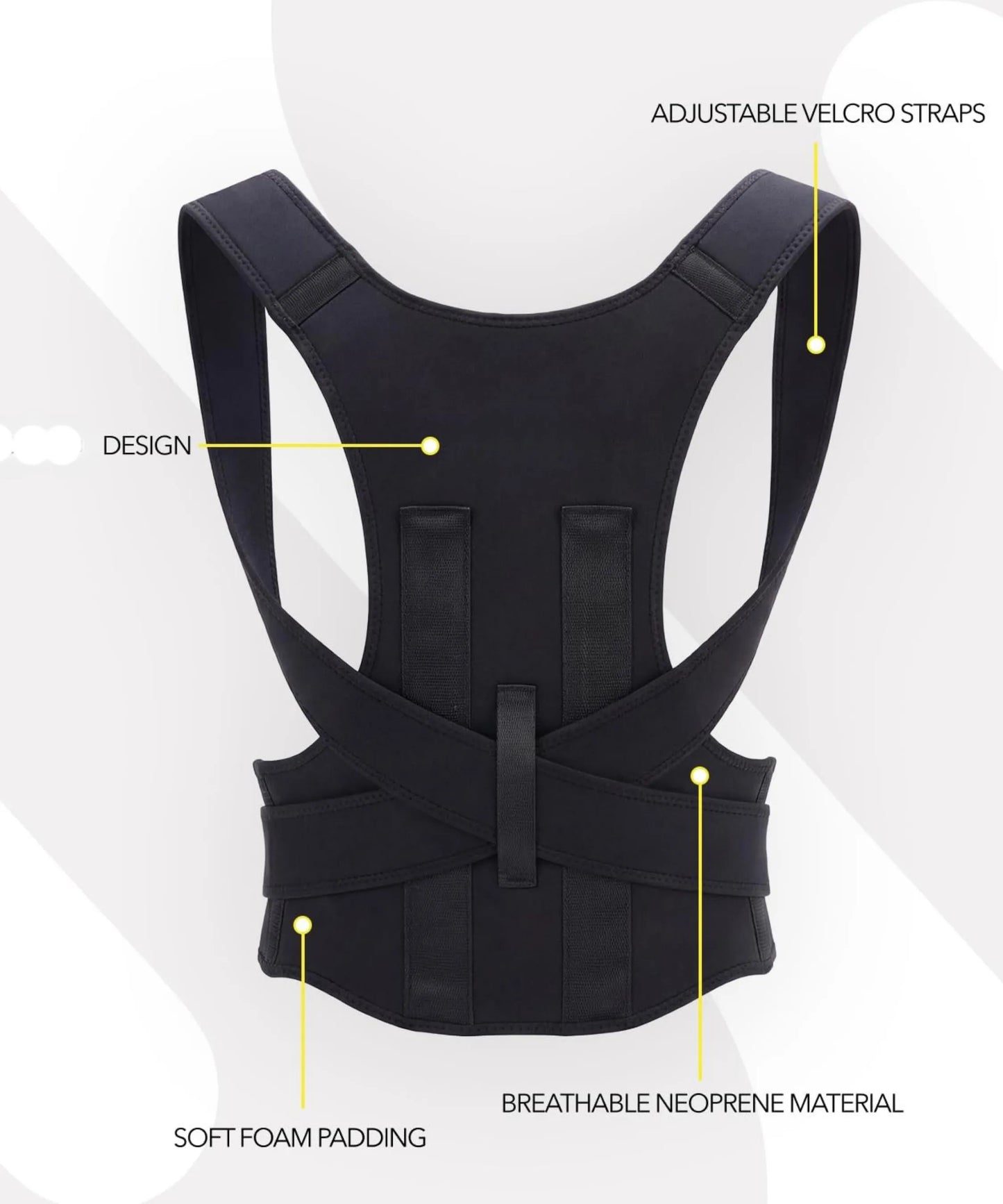 Premium Adjustable Posture Corrector Belt for Men & Women