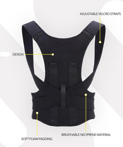 Premium Adjustable Posture Corrector Belt for Men & Women