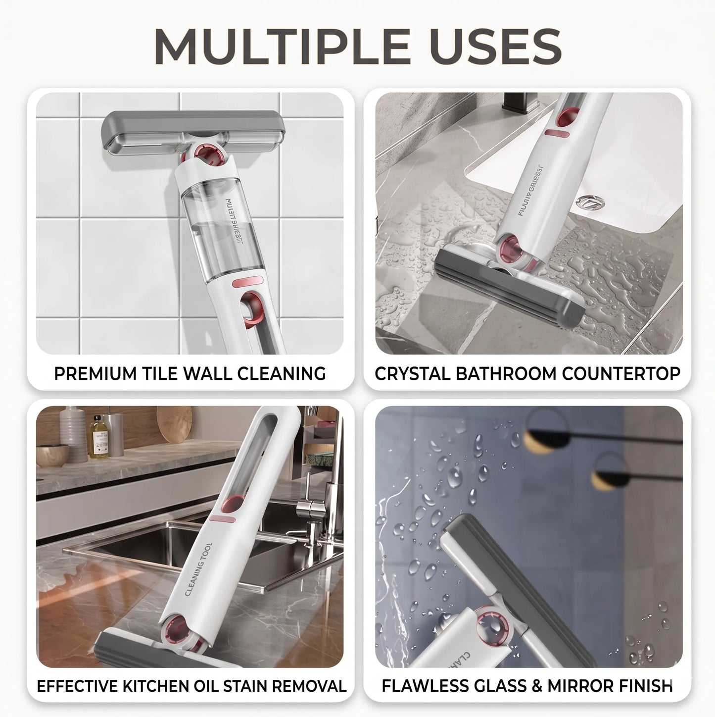 Mini Self-Squeeze Magic Mop | Portable Absorbent Cleaning Mop